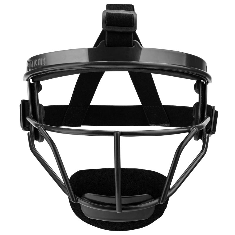 Dinictis Softball Face Mask, Lightweight, Comfortable, with Wide Field Vision, Durable and Safe Face Guards, Premium Protective Softball Fielder's Mask-Black-Youth(M) - Image 2